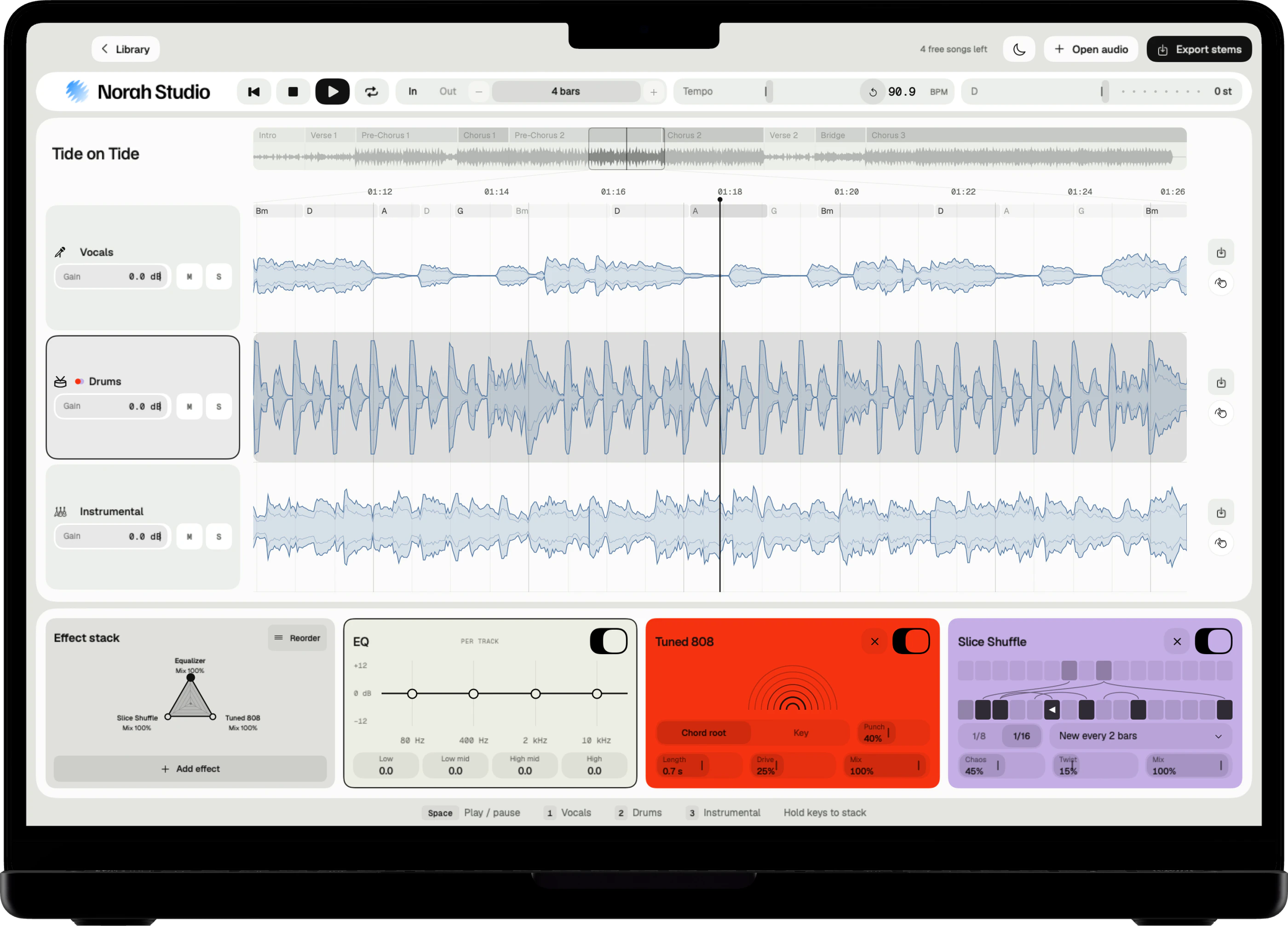 Norah Studio on Mac